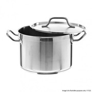 Fed Stockpots Quality 5 Stainless Steel With Reinforced Pouring Lip- 5