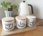 Magnolia Leaf Tea,  Coffee Sugar Labels