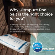 Make pool salt treatment a preferred choice with Ultrapure Pool Salt